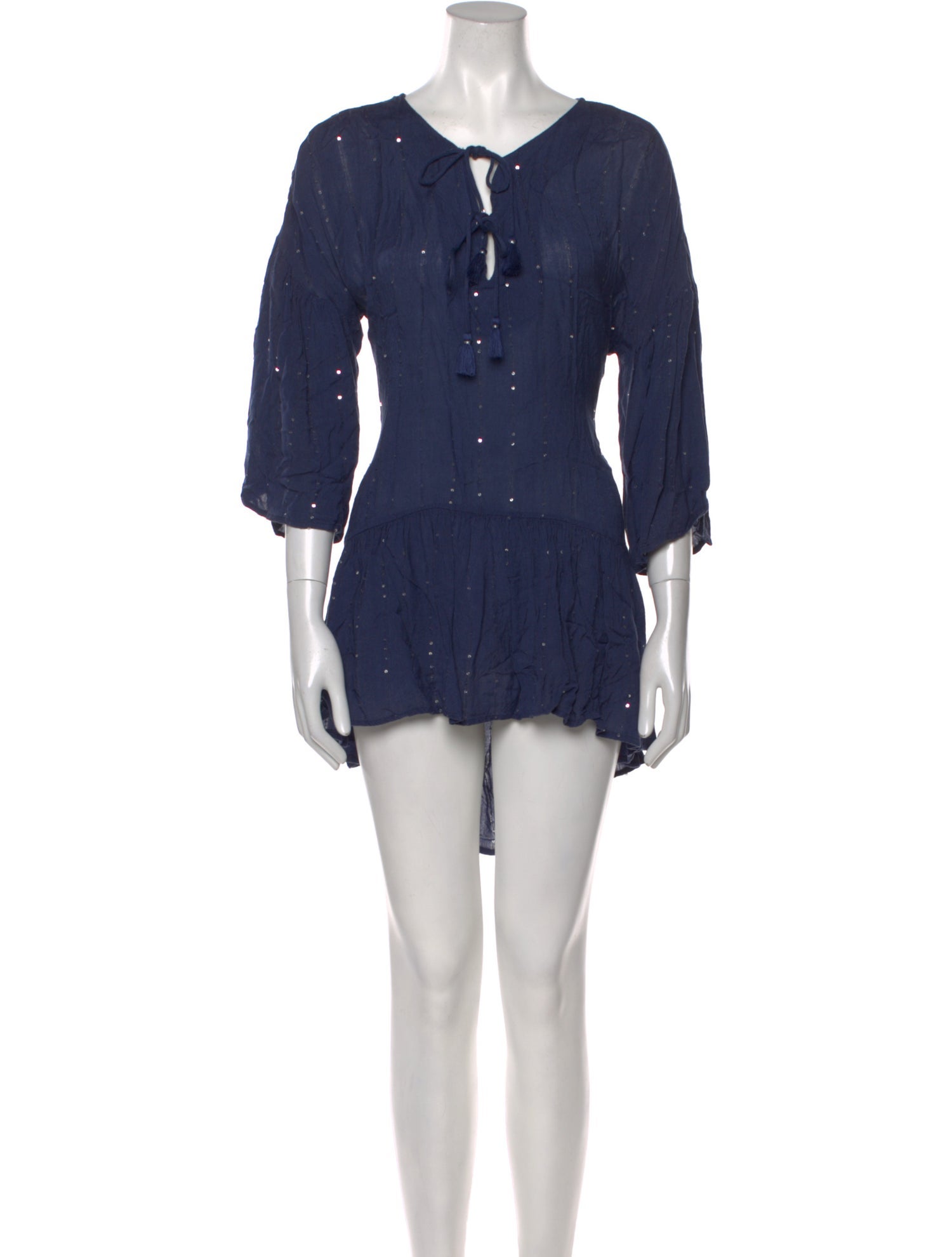 Pilyq V-Neck Mini Dress