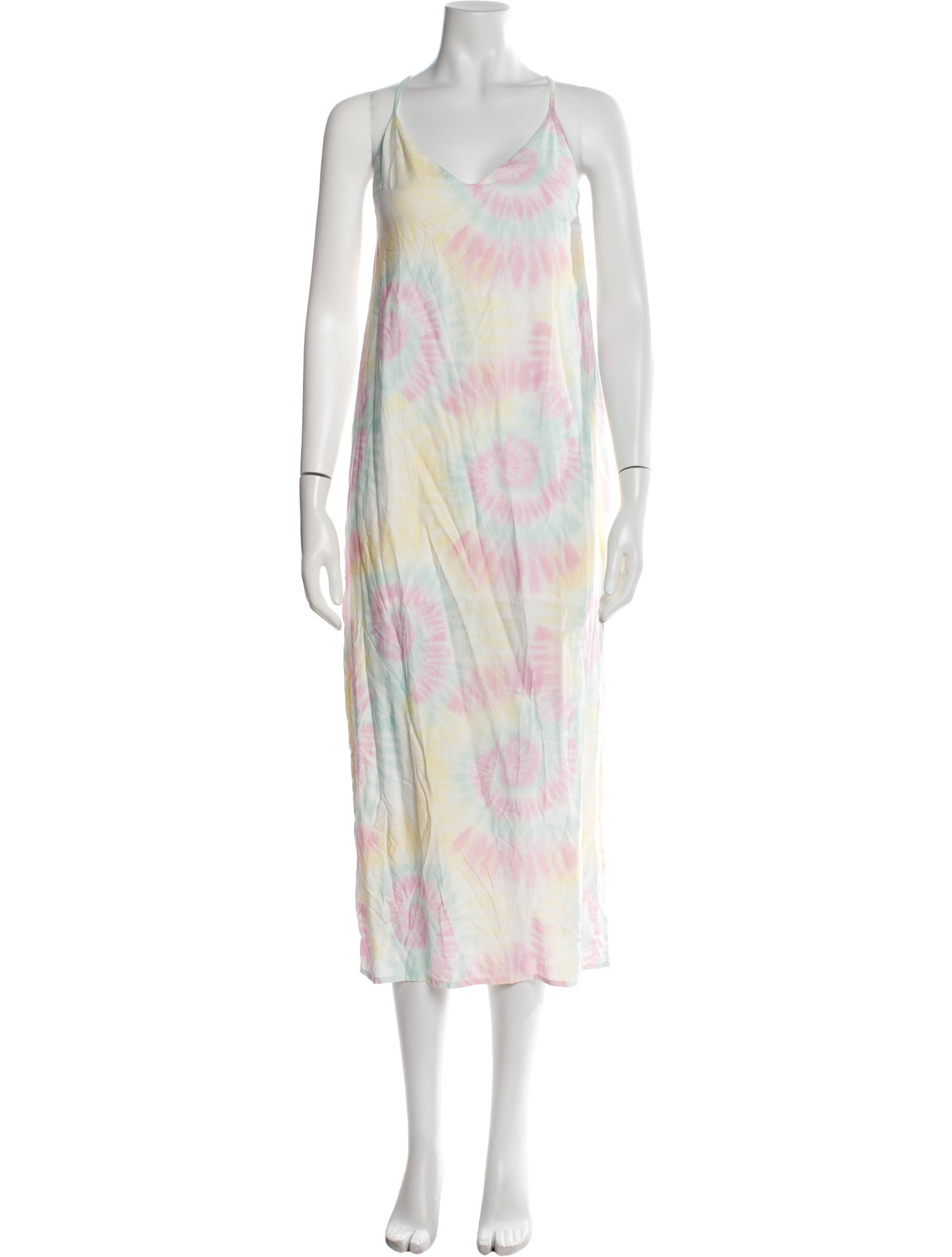 Pilyq Tie-Dye Print Midi Length Dress w/ Tags