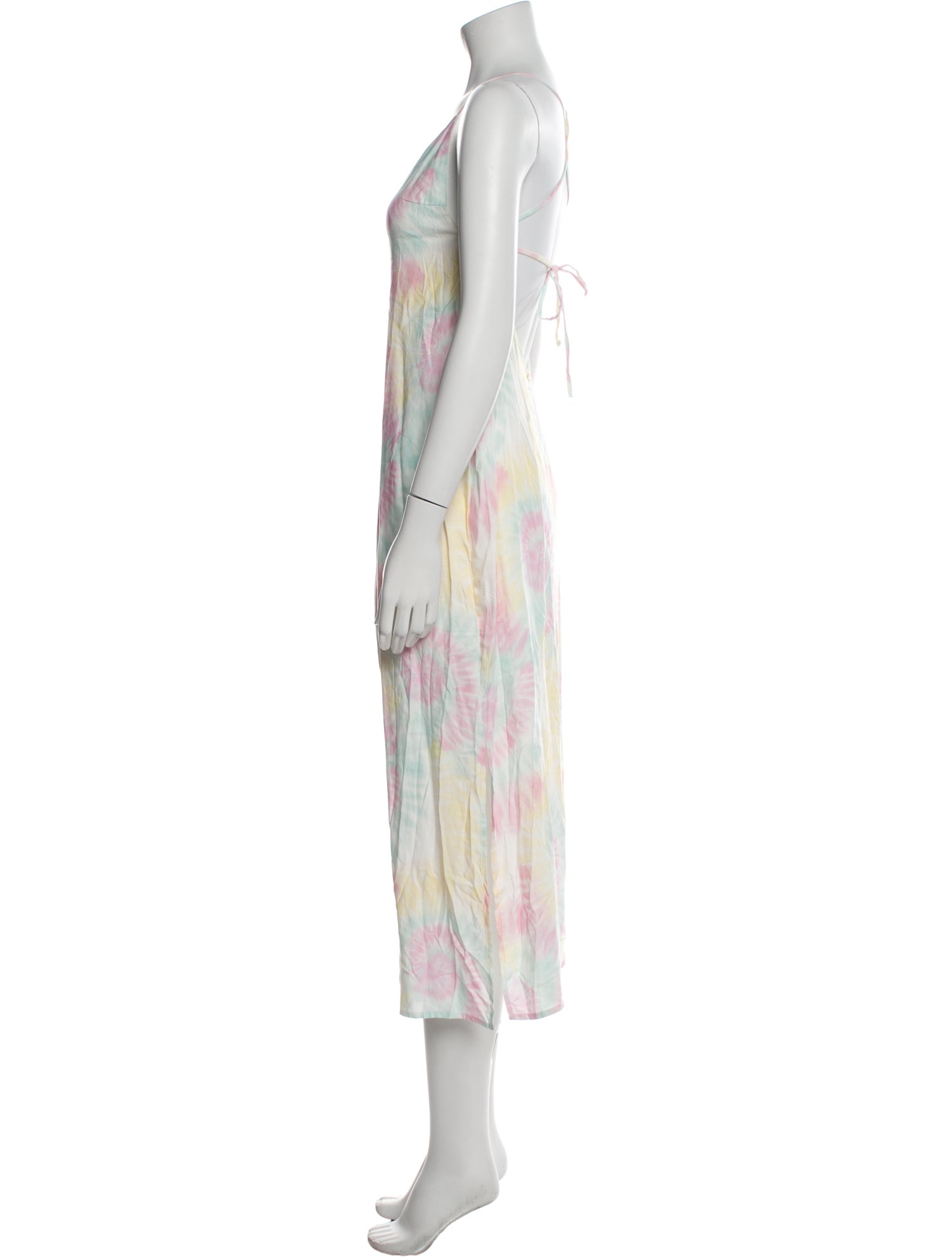 Pilyq Tie-Dye Print Midi Length Dress w/ Tags