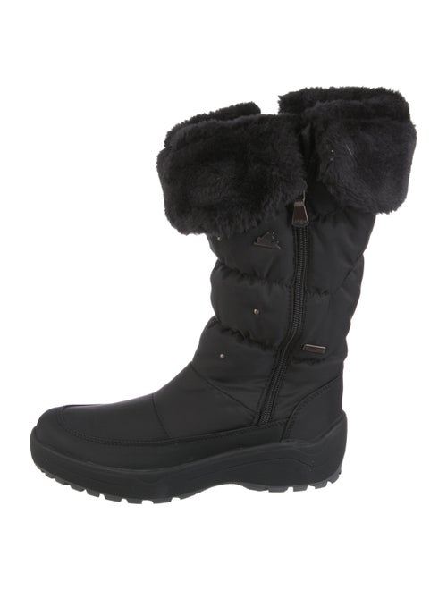 Pajar Nylon Faux Fur Trim Rain Boots