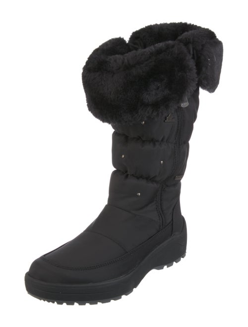 Pajar Nylon Faux Fur Trim Rain Boots