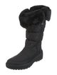 Pajar Nylon Faux Fur Trim Rain Boots
