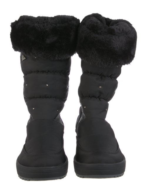 Pajar Nylon Faux Fur Trim Rain Boots