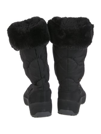 Pajar Nylon Faux Fur Trim Rain Boots