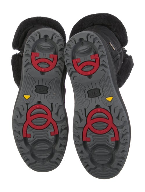 Pajar Nylon Faux Fur Trim Rain Boots