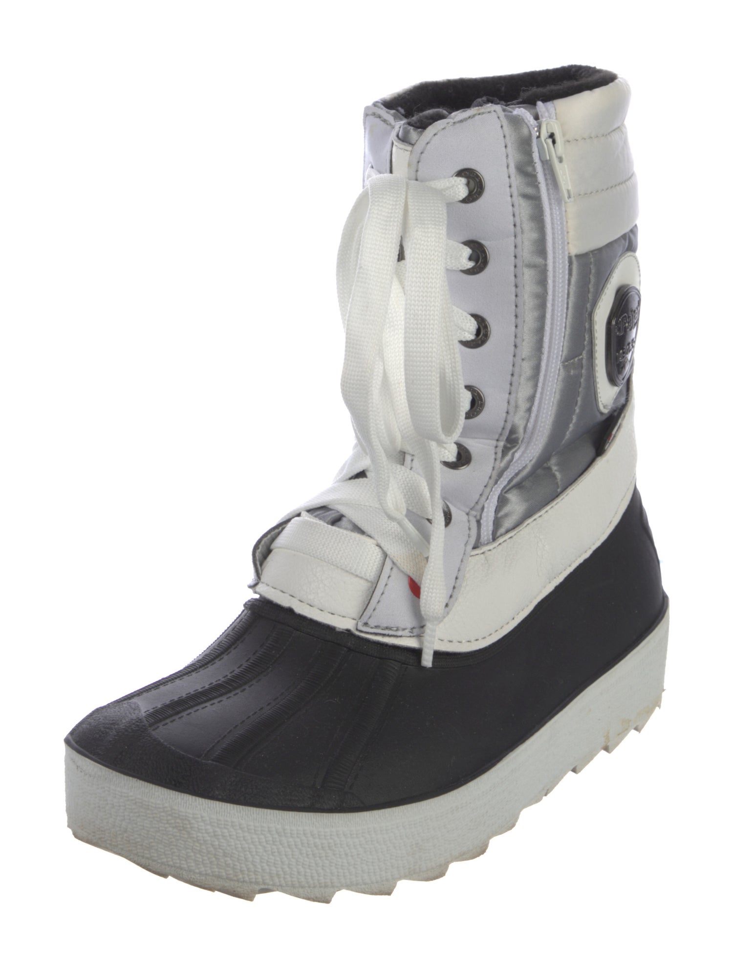 Pajar Nylon Colorblock Pattern Lace-Up Boots