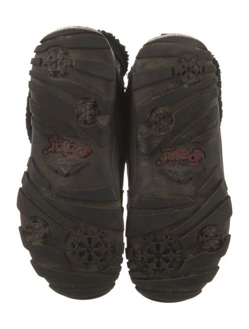 Pajar Suede Faux Fur Trim Combat Boots