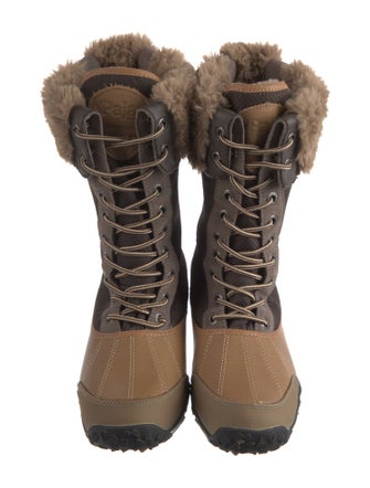 Pajar Shearling Lace-Up Boots