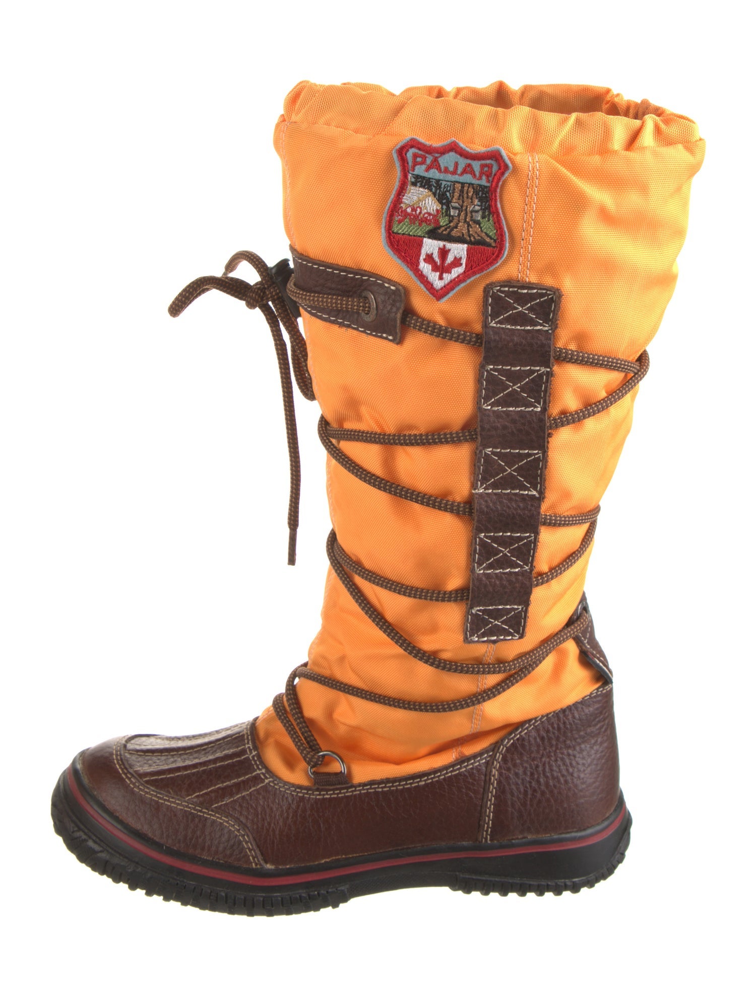 Pajar Nylon Colorblock Pattern Rain Boots