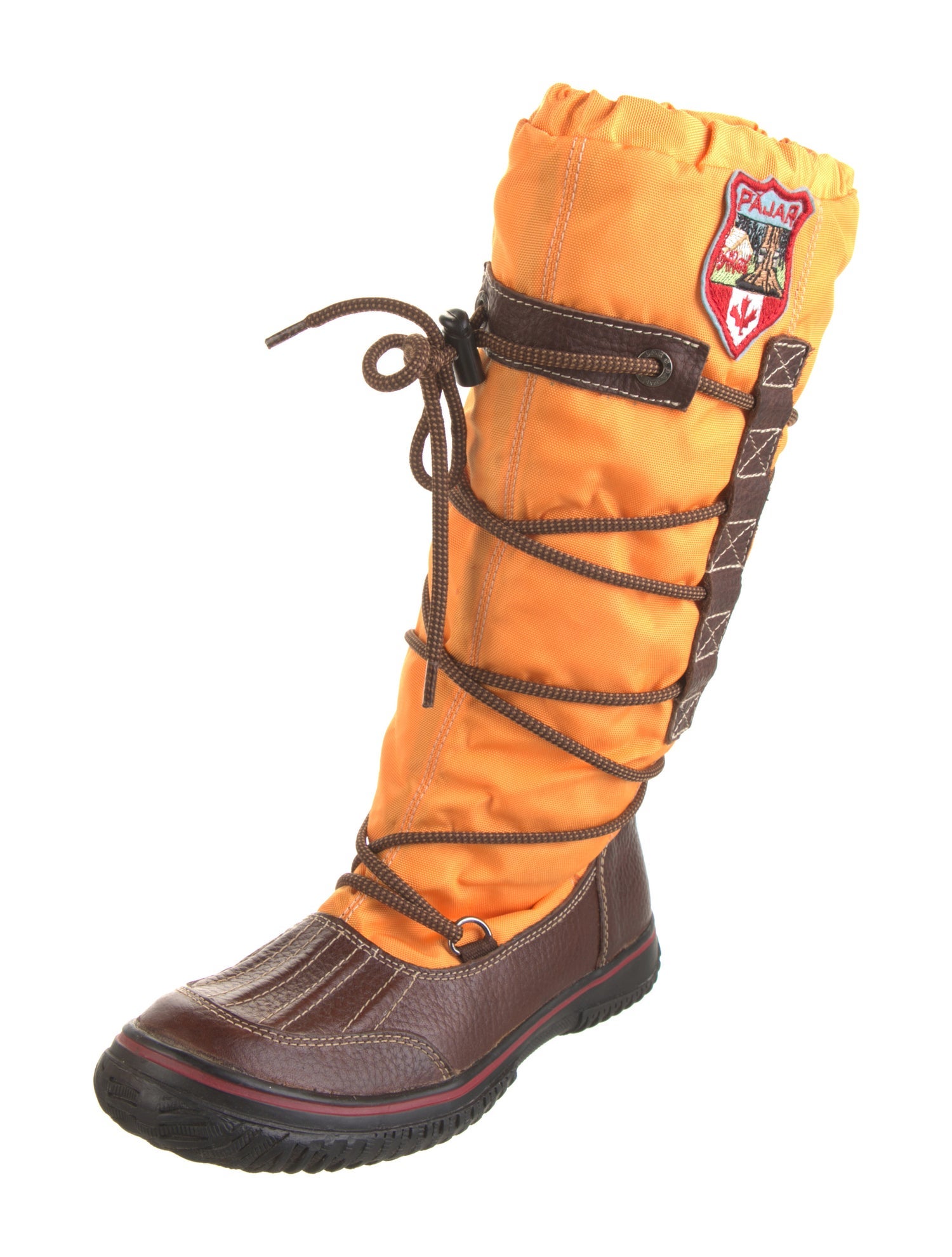 Pajar Nylon Colorblock Pattern Rain Boots