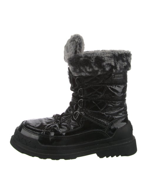 Pajar Nylon Faux Fur Trim Combat Boots