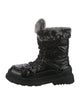 Pajar Nylon Faux Fur Trim Combat Boots