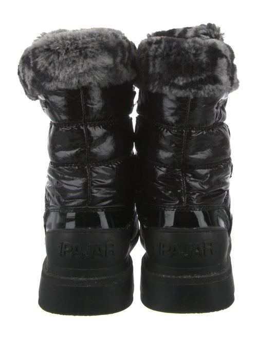 Pajar Nylon Faux Fur Trim Combat Boots