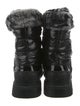 Pajar Nylon Faux Fur Trim Combat Boots