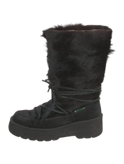 Pajar Ponyhair Lace-Up Boots