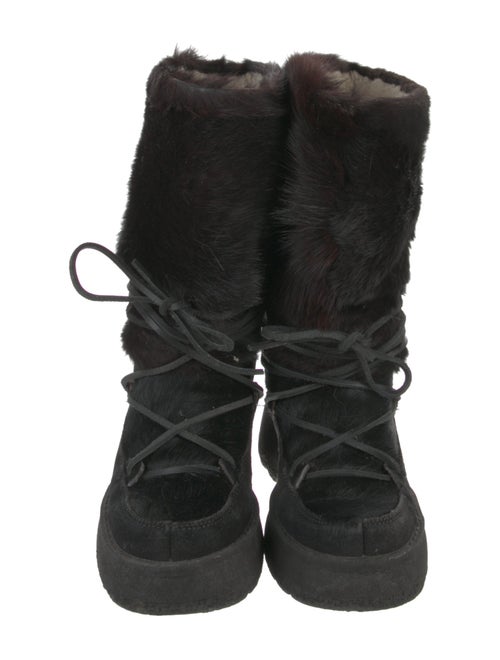 Pajar Ponyhair Lace-Up Boots