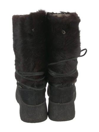 Pajar Ponyhair Lace-Up Boots