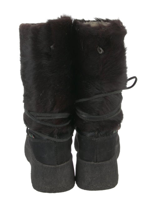 Pajar Ponyhair Lace-Up Boots