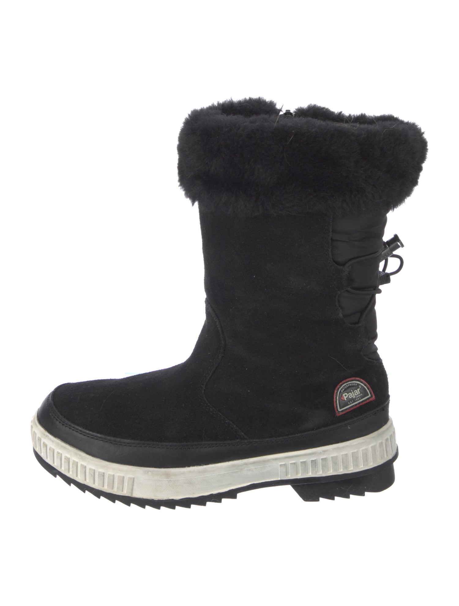 Pajar Suede Faux Fur Trim Boots