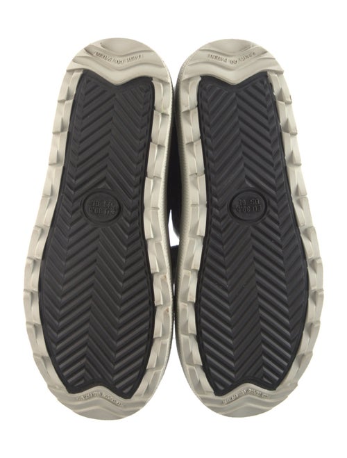 Pajar Nylon Pom-Pom Embellishments Lace-Up Boots