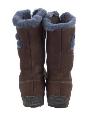 Pajar Suede Faux Fur Trim Boots