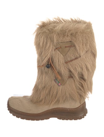 Pajar Fur Lace-Up Boots