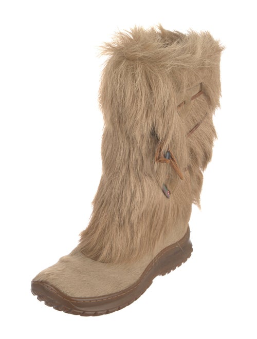 Pajar Fur Lace-Up Boots