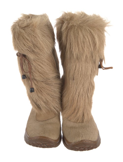 Pajar Fur Lace-Up Boots
