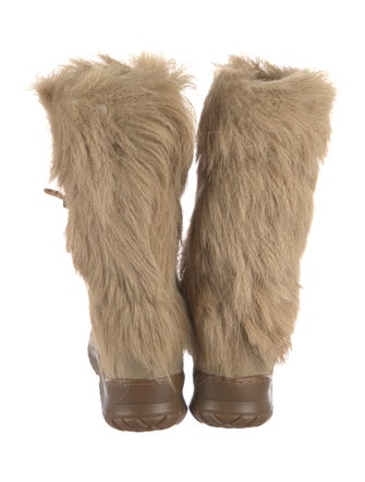 Pajar Fur Lace-Up Boots