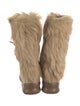Pajar Fur Lace-Up Boots