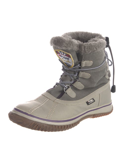 Pajar Suede Colorblock Pattern Lace-Up Boots