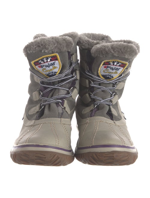 Pajar Suede Colorblock Pattern Lace-Up Boots