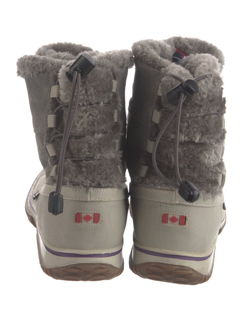 Pajar Suede Colorblock Pattern Lace-Up Boots