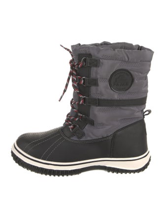 Pajar Nylon Colorblock Pattern Lace-Up Boots