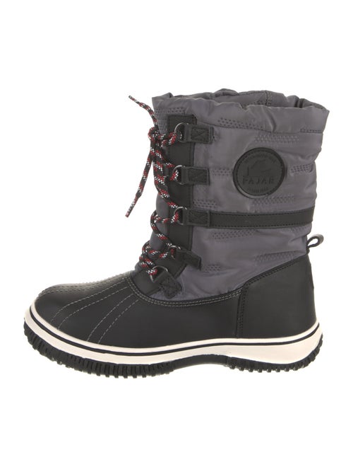 Pajar Nylon Colorblock Pattern Lace-Up Boots