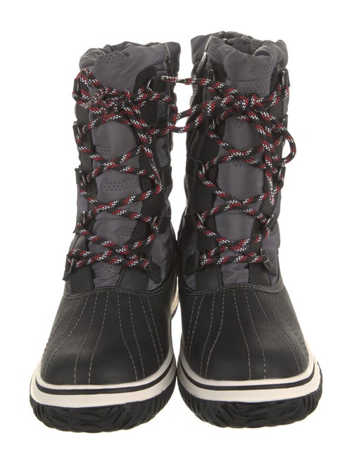 Pajar Nylon Colorblock Pattern Lace-Up Boots