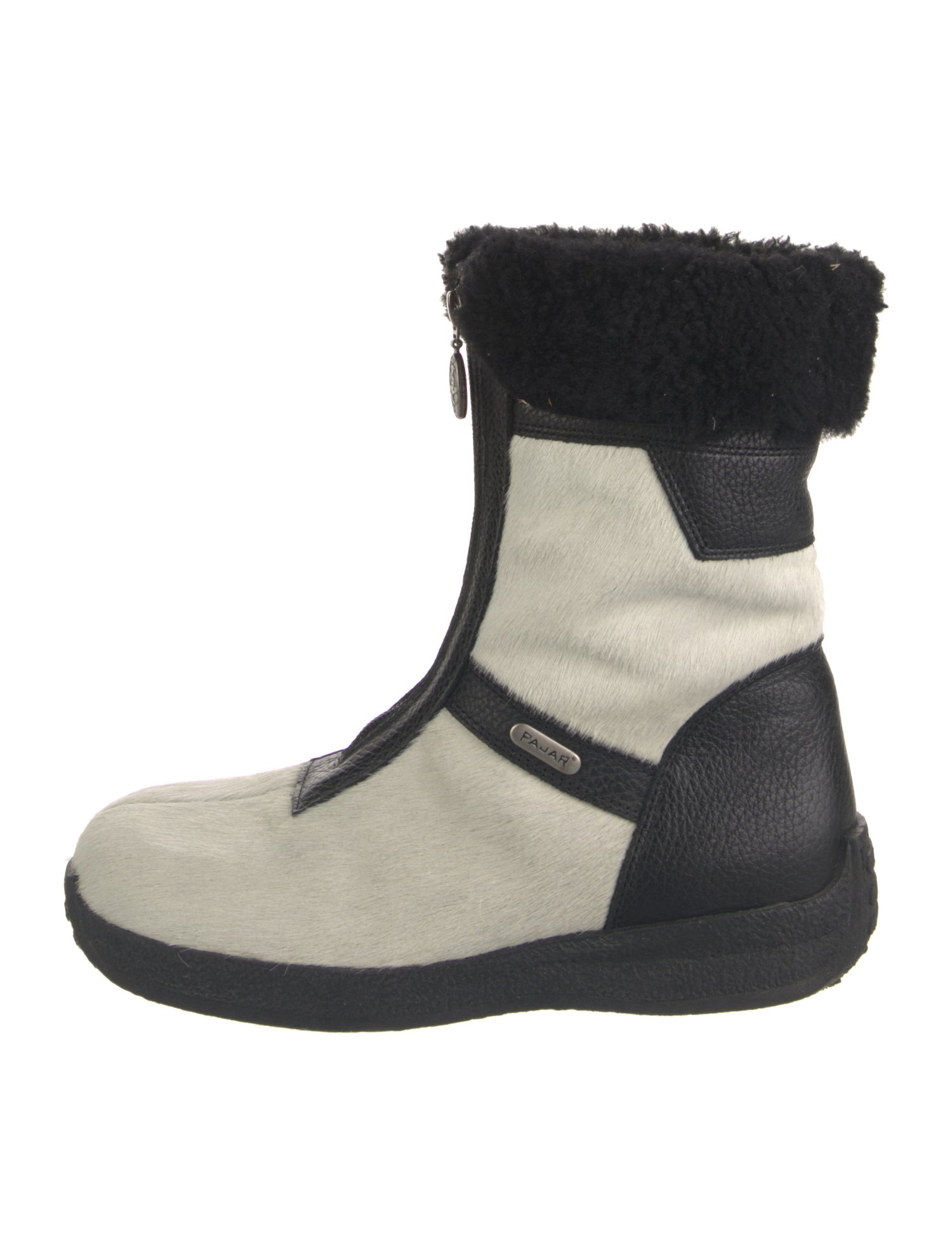 Pajar Leather Colorblock Pattern Boots