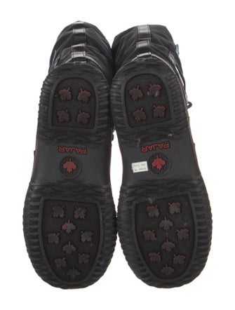 Pajar Leather Embroidered Accent Lace-Up Boots