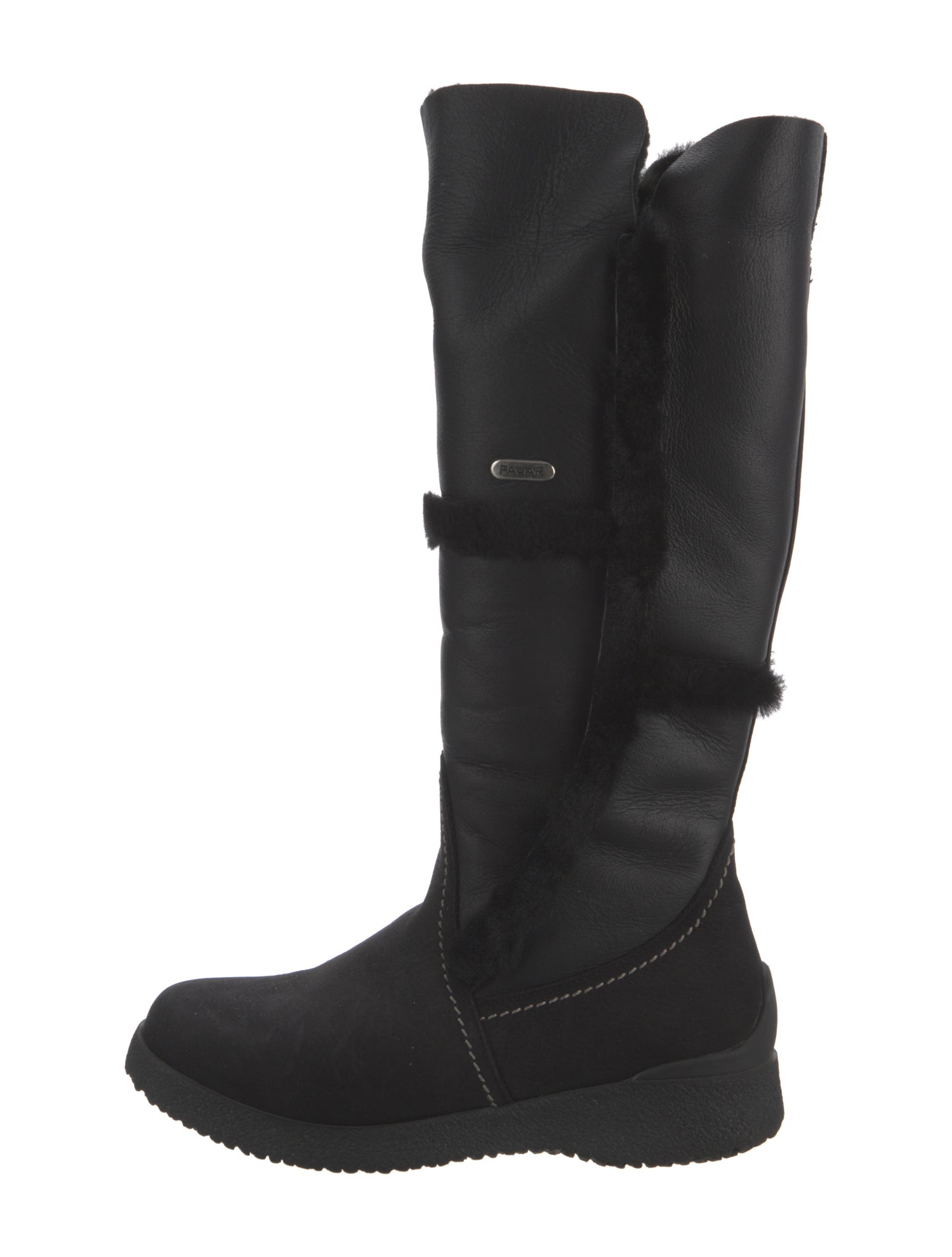 Pajar Leather Faux Fur Trim Boots