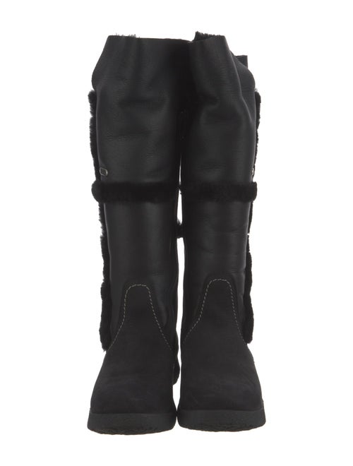 Pajar Leather Faux Fur Trim Boots