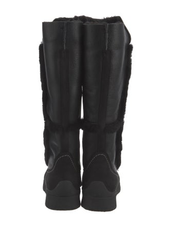 Pajar Leather Faux Fur Trim Boots