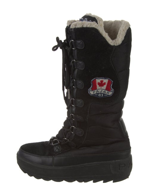 Pajar Embroidered Accent Combat Boots