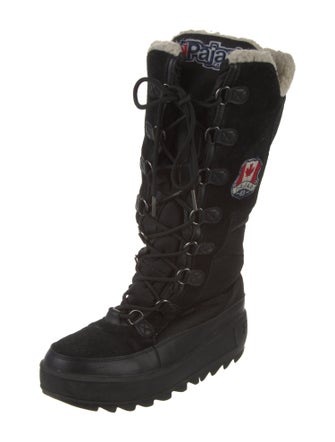 Pajar Embroidered Accent Combat Boots