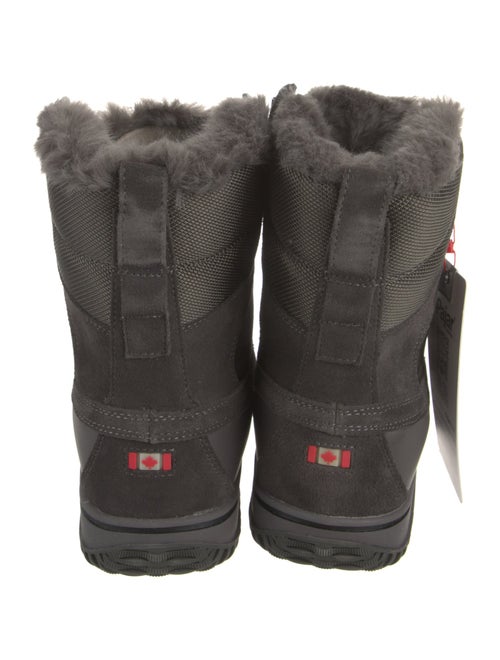 Pajar Leather Colorblock Pattern Combat Boots