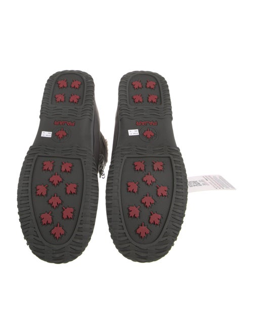 Pajar Leather Colorblock Pattern Combat Boots