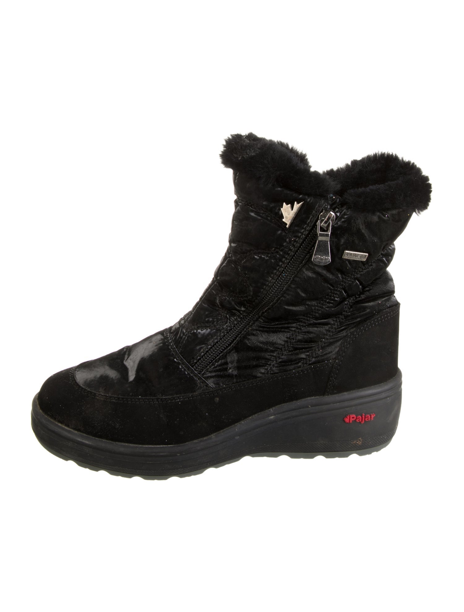 Pajar Nylon Faux Fur Trim Snow Boots