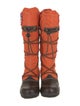 Pajar Nylon Colorblock Pattern Lace-Up Boots