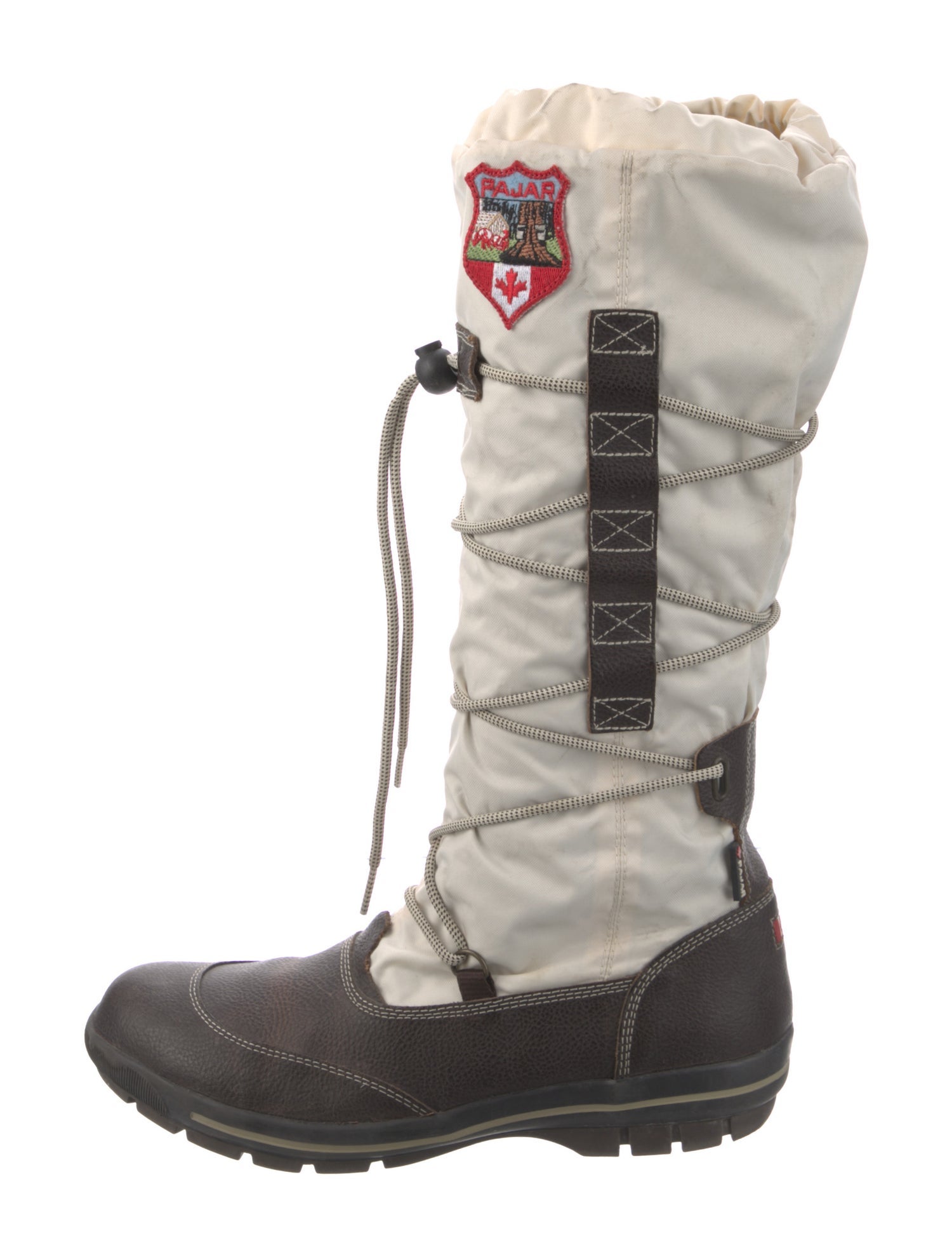 Pajar Nylon Colorblock Pattern Combat Boots