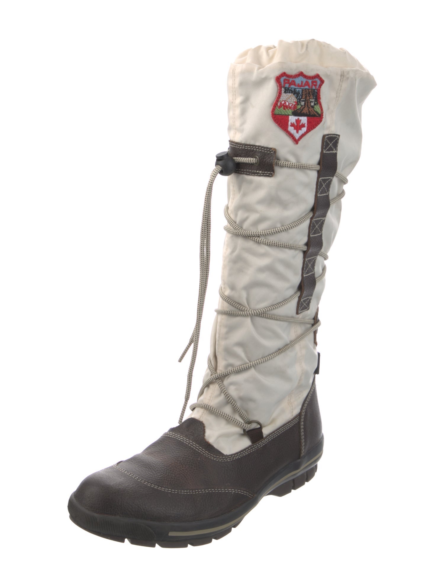 Pajar Nylon Colorblock Pattern Combat Boots