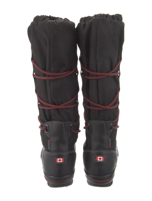 Pajar Nylon Embroidered Accent Lace-Up Boots